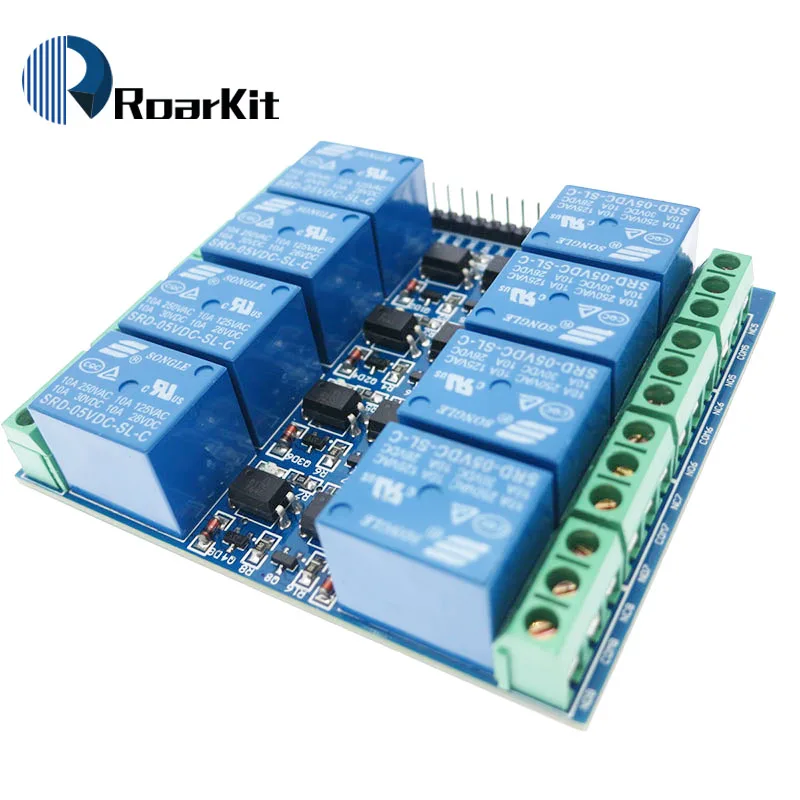 5V 10A 8 канальный релейный модуль для Arduino DIY KIT