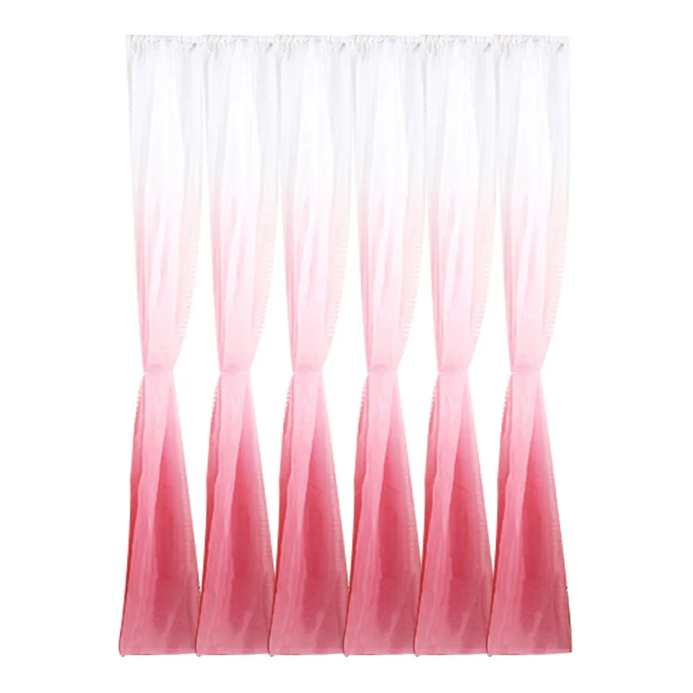 

1*2M Simple Gradient Balcony Window Screening Door Curtains Drape Panel Sheer Tulle Living Room Decor