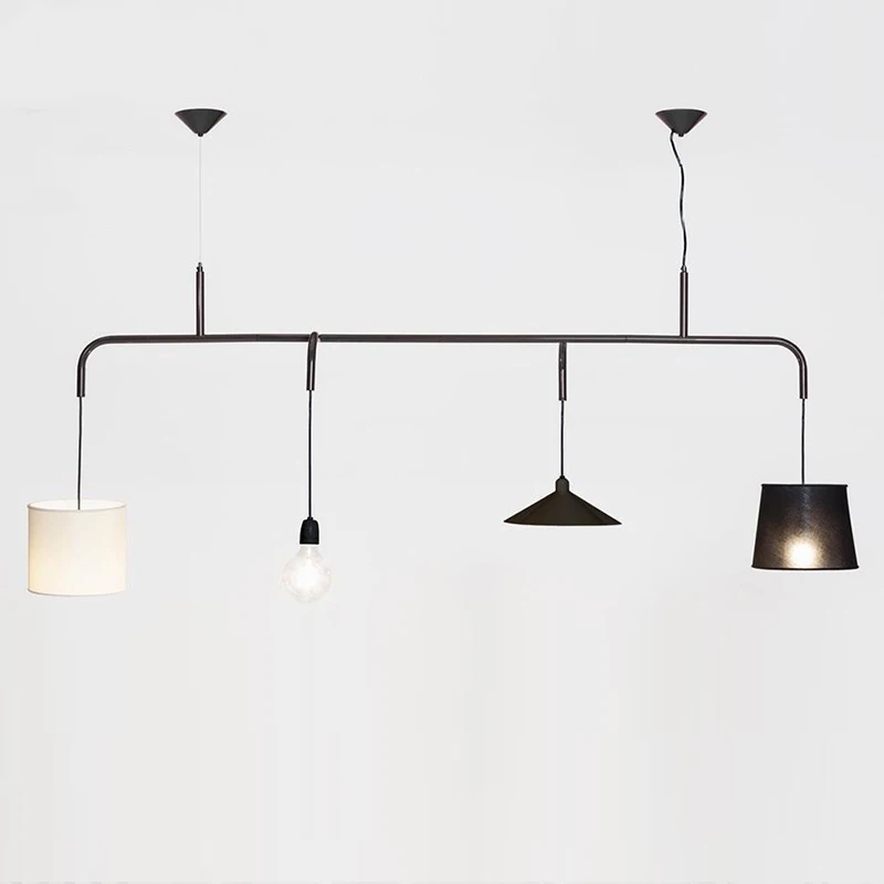 Post Modern four head hanglamp pendant lights lamps led lights for home nordic pendant light fixtures loft style hanging