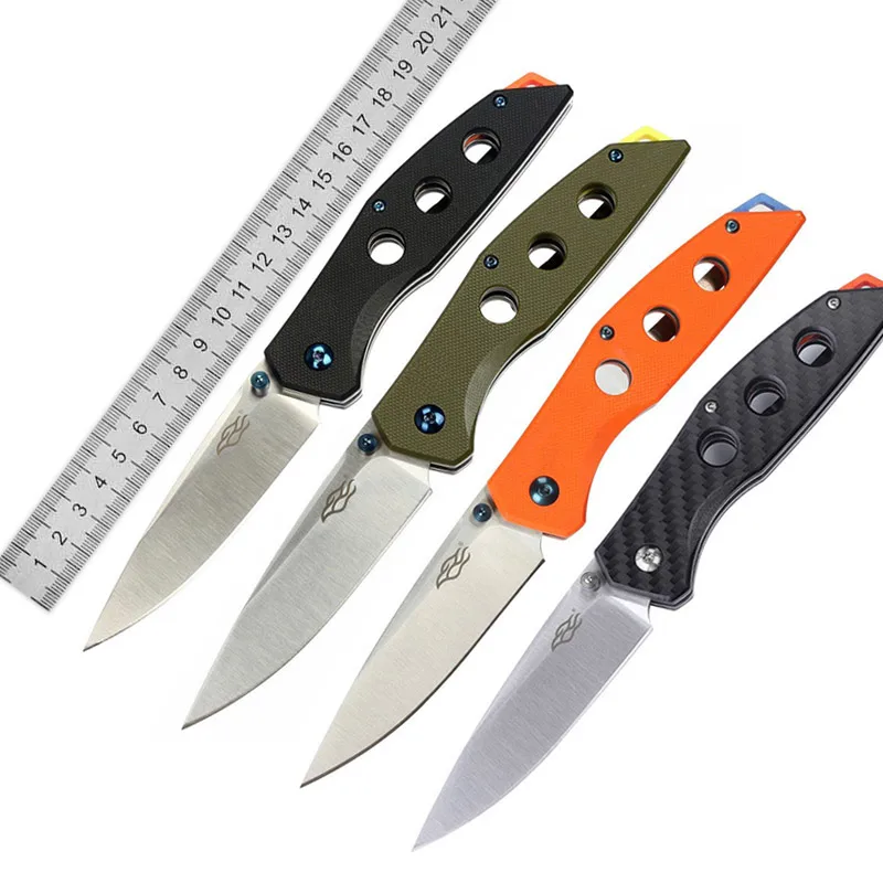 

Ganzo Firebird FB7621 Top Folding Knife 440C blade G10 carbon fiber handle outdoor camping hunting EDC Pocket tool knives F7621
