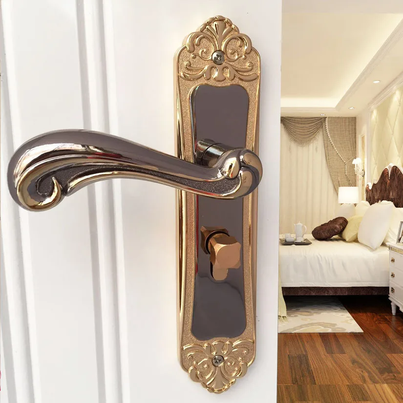 

Door Handle Sets Lever Latch Lock for Office,Bedroom,Bathroom