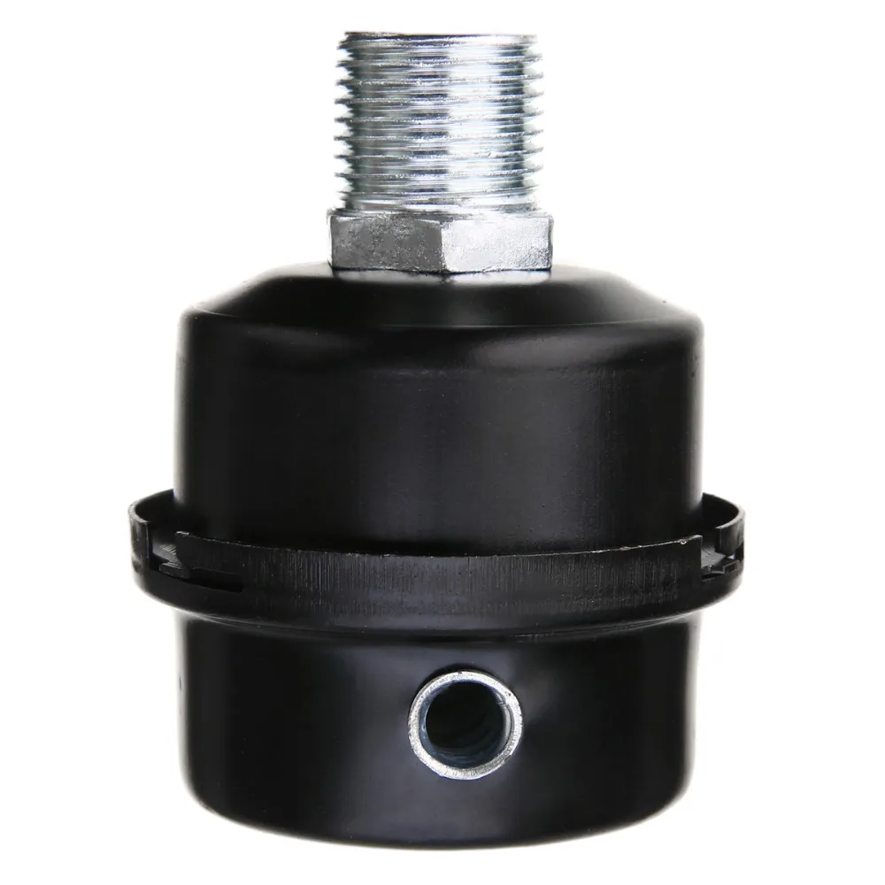 

1pc Air Compressor Parts 1/2" MPT 20.5mm Air Intake Filter Paper Cartridge Metal Silencer