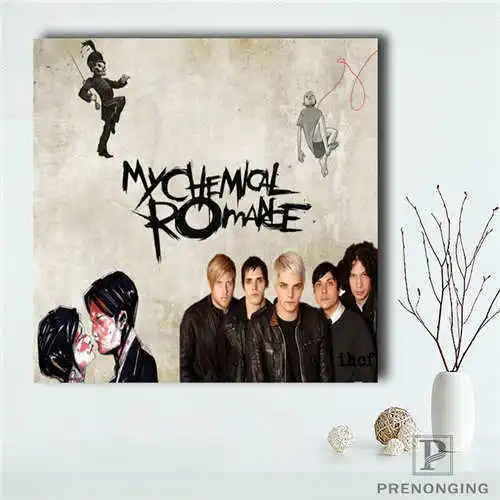 

Custom my chemical romance@ Poster Printing Posters Cloth Fabric Wall Art For Living Room Decor#19-01-15-196