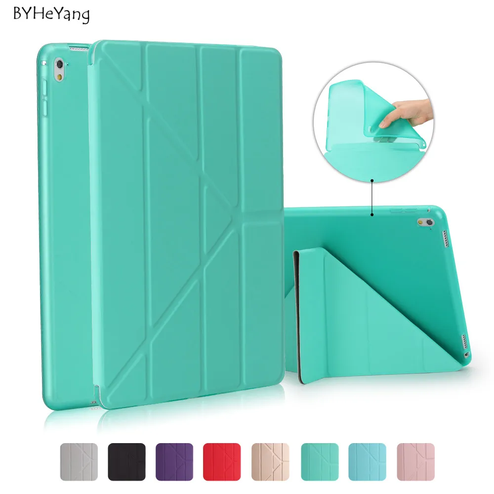 Чехол byheyang для нового iPad Pro 10 5 2017 умный чехол из искусственной кожи Магнитный с