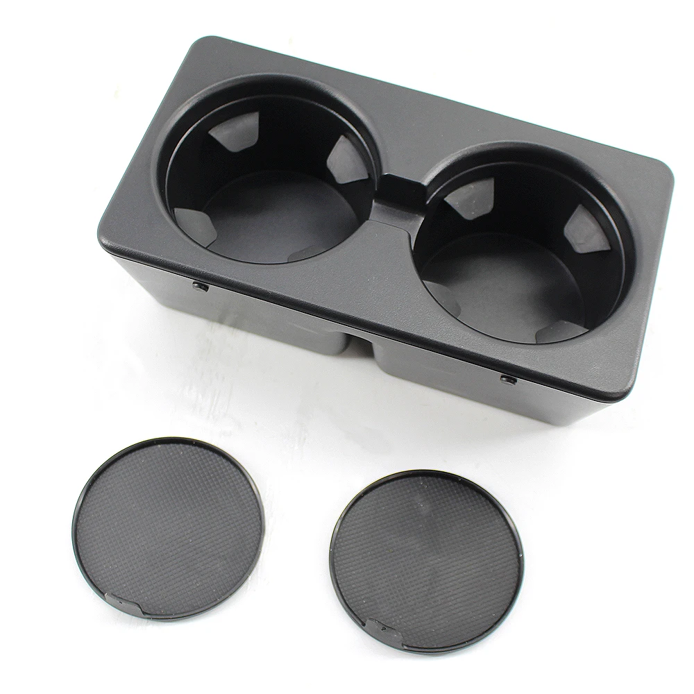 

New 1Pcs Dual Cup Holder Insert for 07-14 Cadillac GMC Chevy Front Floor Part