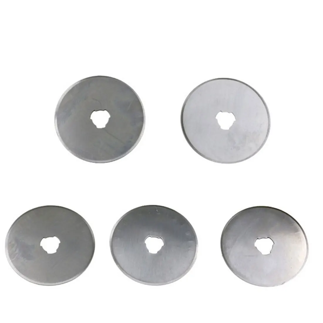 

New Brand 5pc 45mm Rotary Cutter Blades Craft Paper Cut Hand Held Scrap Booking Replacement Spare Blades Fits Clover Blades