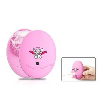 

Facial Cleansing Brush Sonic Face Cleanser and Massager Scrubber Silicone Vibrating Waterproof Exfoliating Brush