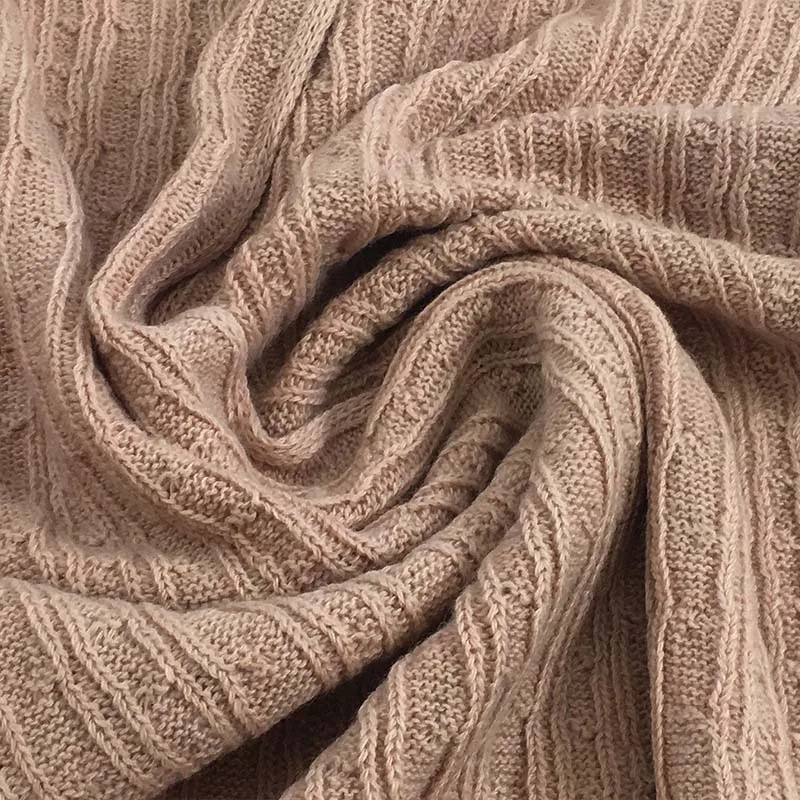 Knitted Winter Hats for Women\'s Hat Scarf Glove Set 3 Piece Sets Fashion Twist stripes Cap Gorros Bonnet Wool Beanie Skullies