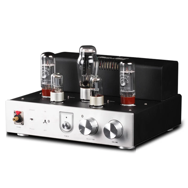 bilder für Musik halle Integrierte Bluetooth EL34 Röhrenverstärker Audio HiFi Stereo Kopfhörer Amp Handgemachte Gerüstbau Aluminium Panel bilder für Musik halle Integrierte Bluetooth EL34 Röhrenverstärker Audio HiFi Stereo Kopfhörer Amp Handgemachte Gerüstbau Aluminium Panel