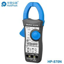 New HoldPeak HP-870N AC/DC Digital Clamp Meter Multimeter Pinza Voltage Amperimetro True RMS Frequency Multi Meter Data Hold