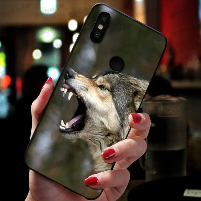 cool wolf face
