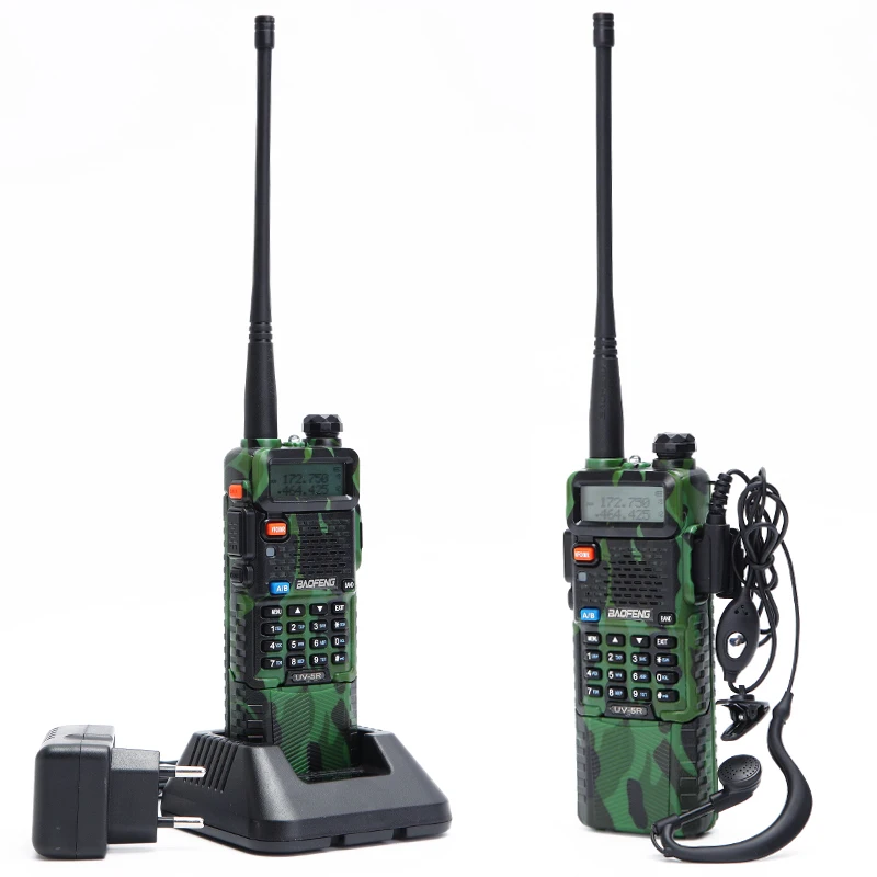 2 шт BaoFeng UV-5R 3800 мАч батарея коммуникатор рация Двухдиапазонная VHF/UHF 136-174& 400-520 МГц CB радио+ 2 шт NA-771 антенна