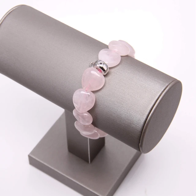 Фото thomas heart shape розовый кварцевый кристалл with charm carrier цена