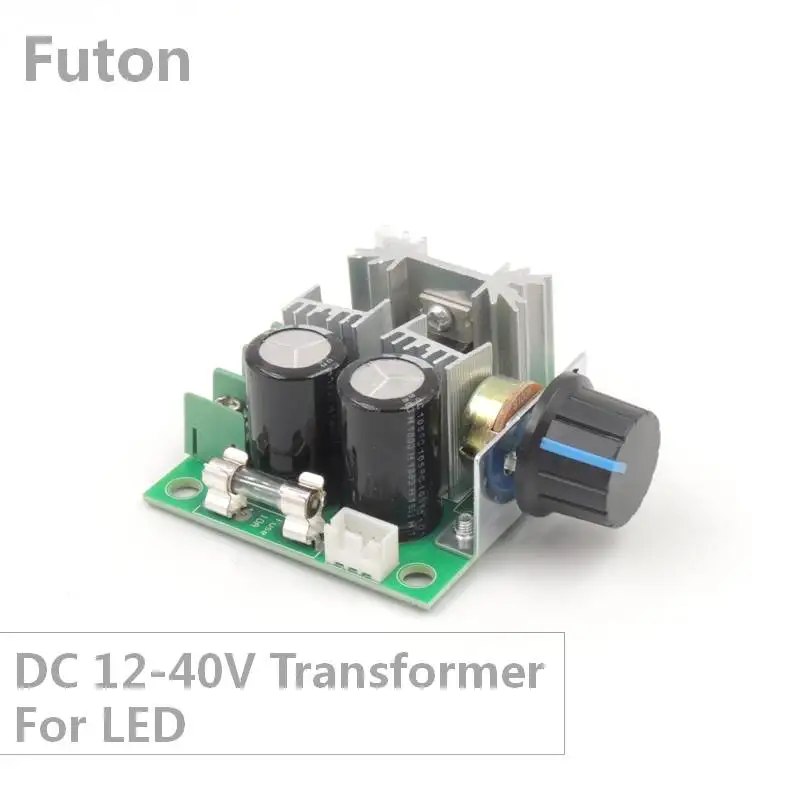 

400W DC 40V to 0.04V Voltage Variable Dimmer With Rotary Knob Controller DC Variable Transformer For LED Light And Motor
