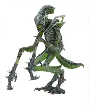 Collectible Anime Figure 18cm PVC Figure Movie NECA Aliens Mantis Alien Figure Doll Green 7'' Model for Boy Fans Gift Brinquedos the mask jim carrey movie film toys figure green alien mask