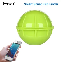 Eyoyo E1 портативный гидролокатор, рыболокатор, Bluetooth, беспроводной, глубина, морское озеро, обнаружение рыбы, эхолот, Sener, рыболокатор, IOS, Android