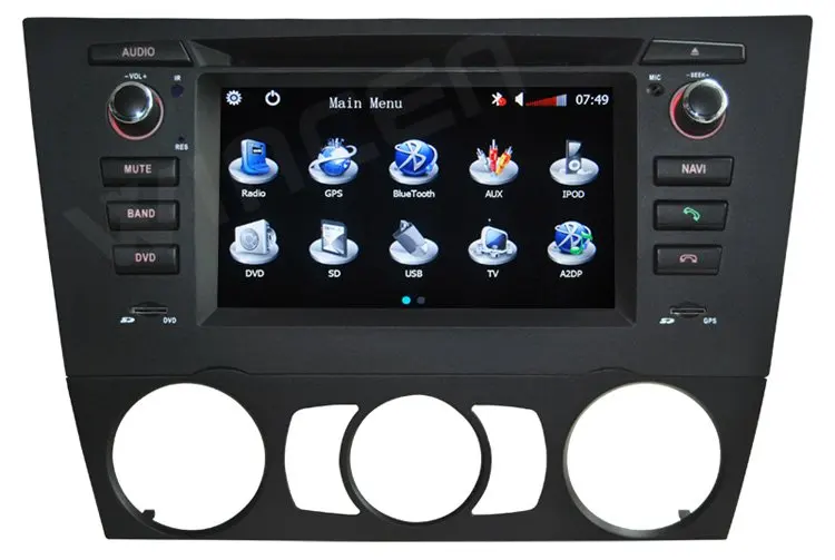 Perfect 6.2" Car DVD GPS Player for Manual BMW E90/91/92/93 with 3D Menu multi-languages High Quality Free Shipping+Free Card with Map 2