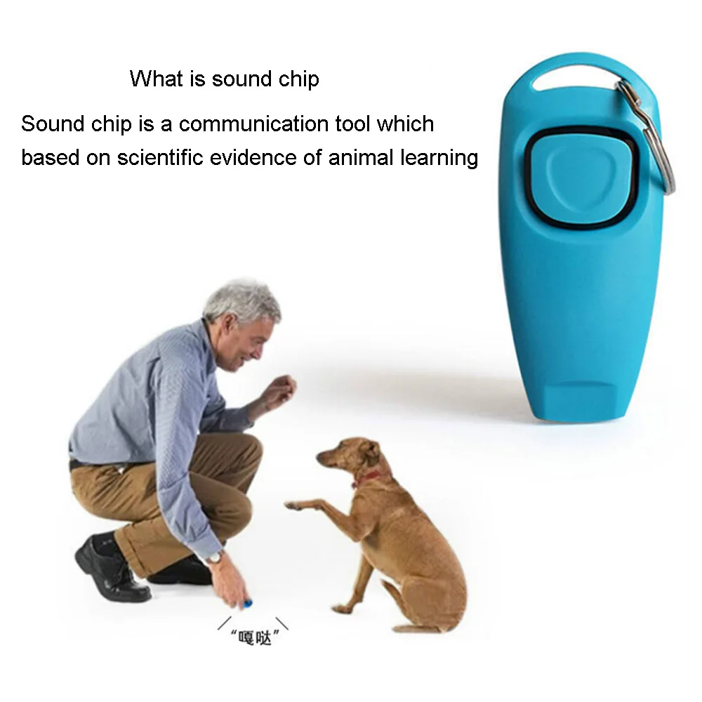2 в 1 тренировочный кликер для питомцев собачий тренажер устройство для обучения собак питомец поставка разноцветный тренировочный звуковой чип