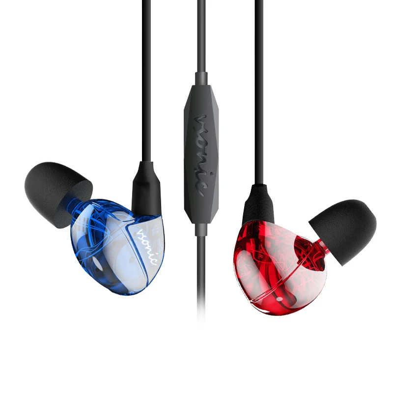 VSONIC Новый VSD2Si с микрофоном профессионального Шум изоляции HIFI внутренний Ear