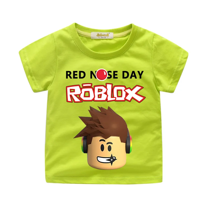 

3D Game Roblox Baby Clothes T-shirts for Boy Girl Cartoon Cotton Summer Tee Fashion tshirt Children Top 2019 t shirt Clothing