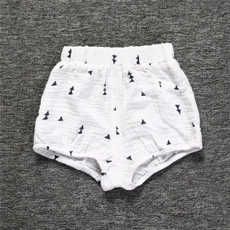 3pcs Cotton Baby Underwear Accessories Solid Print Infant Toddler Underpants Reusable Washable Panties for Boys and Girls 3M-24M