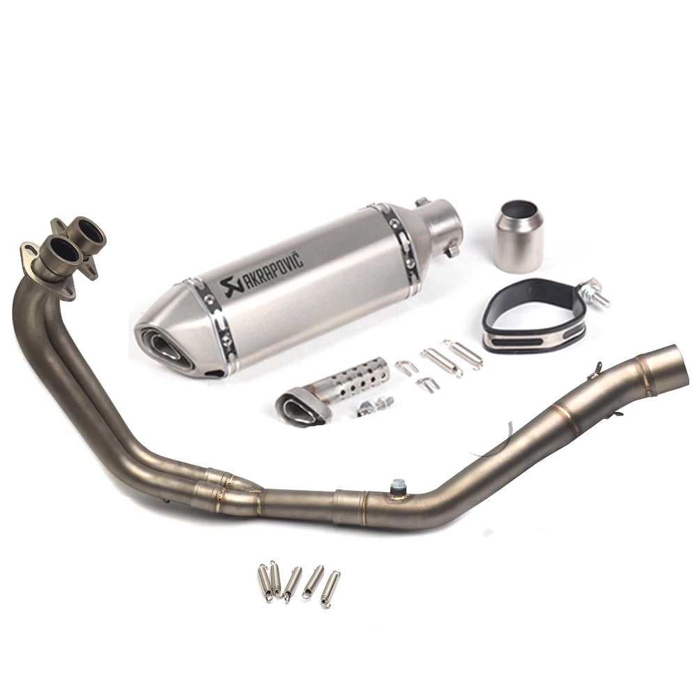 

Full Exhaust System pipe with exhaust motorcycle with db killer for Yamaha YZF R3 R25 2014-2018 MT03 2016-2018