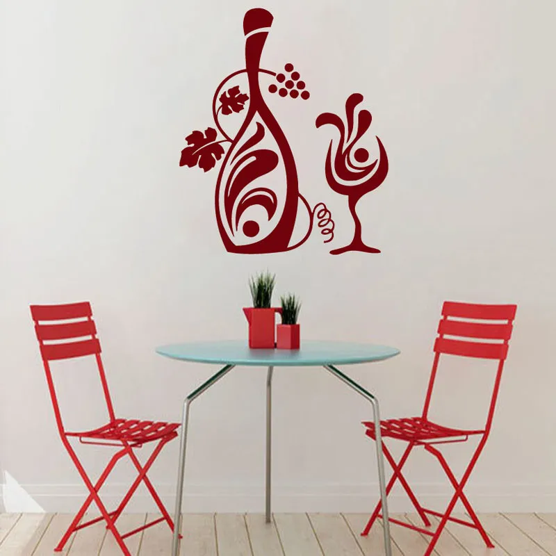 Grape Wreath Kitchen Wall Stickers Vinyl Decal Decor
