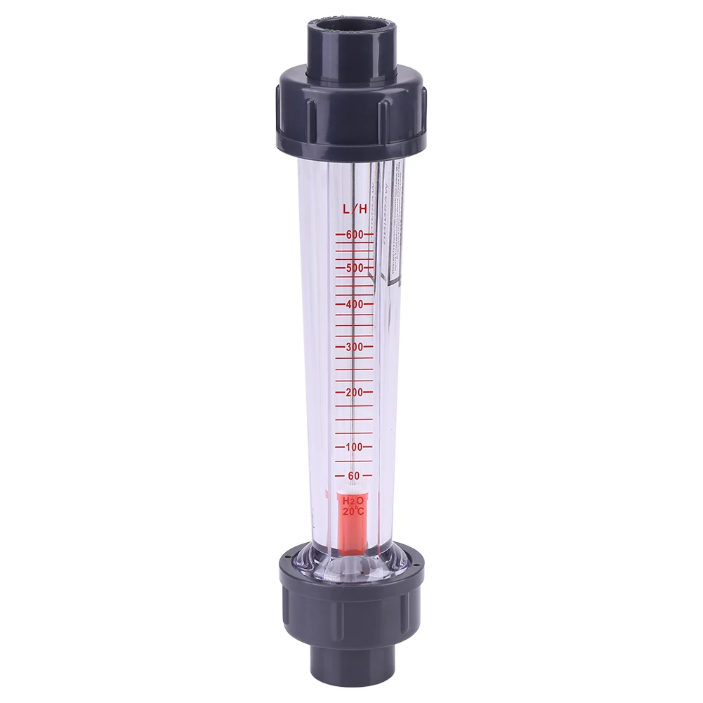 

Water Flowmeter Tube Type Flowmeter Instantaneous Flow Meter LZS-15 Flow Measuring Tools 25-250L/H Or 60-600/H Plastic