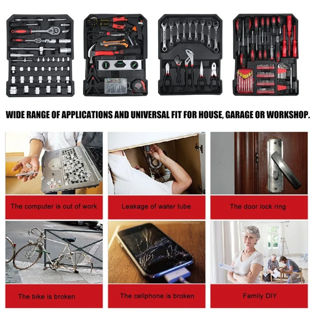 

High Performance Tool Trolley Set 899 PCS Mobile Workshop Toolbox With Carry Box Professional Tools Box Hnad Tool