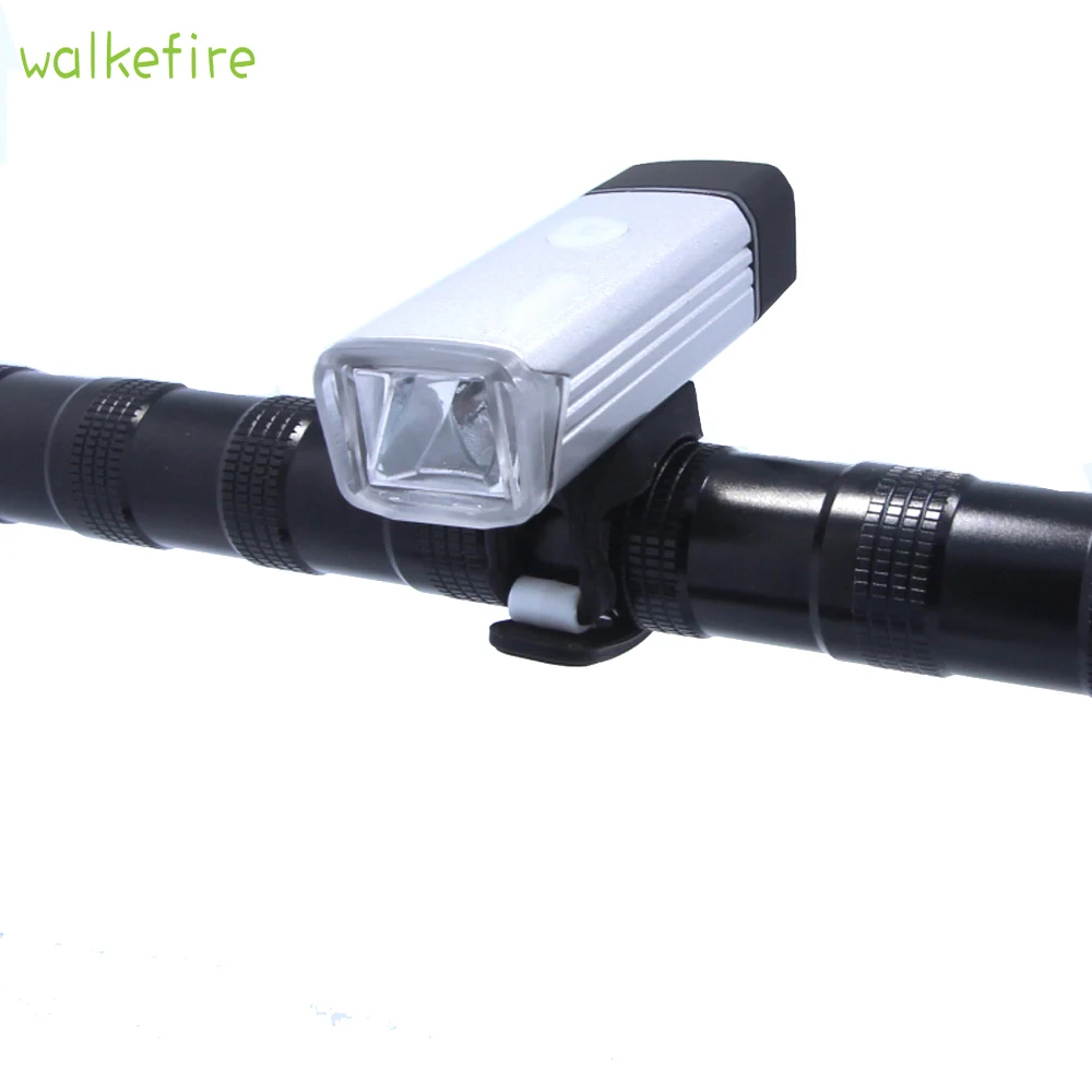 

Walkefire luces led bicicleta Waterproof USB Rechargeable Aluminum Light Bicycle Head Light High LED Front Bike Safety Light