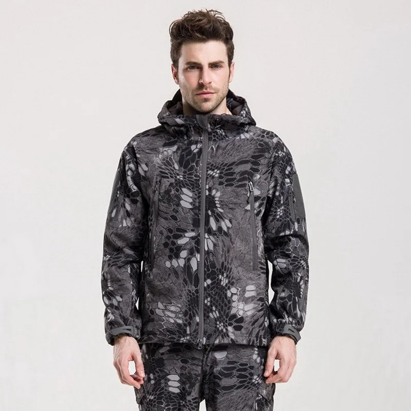 TAD Gear тактическая мягкая оболочка камуфляжная куртка для улицы набор мужской