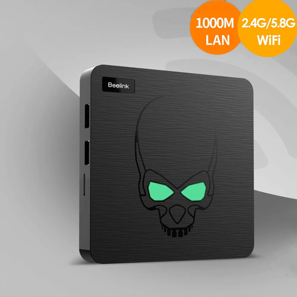  Beelink GT-King TV Box Android 9.0 Amlogic S922X 4GB DDR4 64GB ROM Voice Remote Control 2.4G+5.8G W