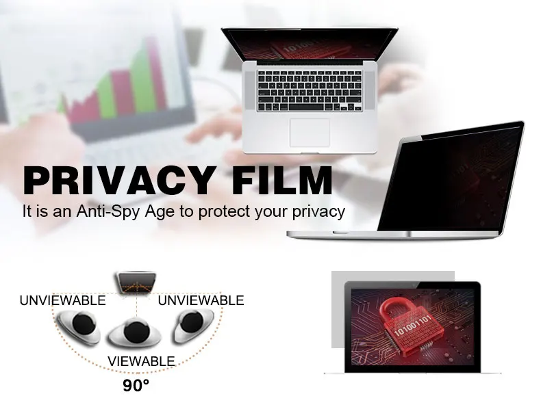 Для lenovo Miix 320 10,1 дюймовый защитный экран Privacy Anti-Blu-ray эффективная защита зрения