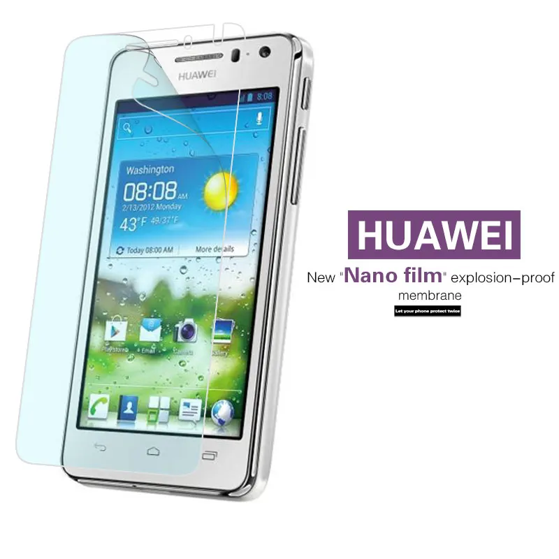 

Explosion-proof Nano soft film For Huawei Ascend G600 G Play Mini G7 G9 Plus G740 GR3 T8808D G306T Anti-shatter screen protector