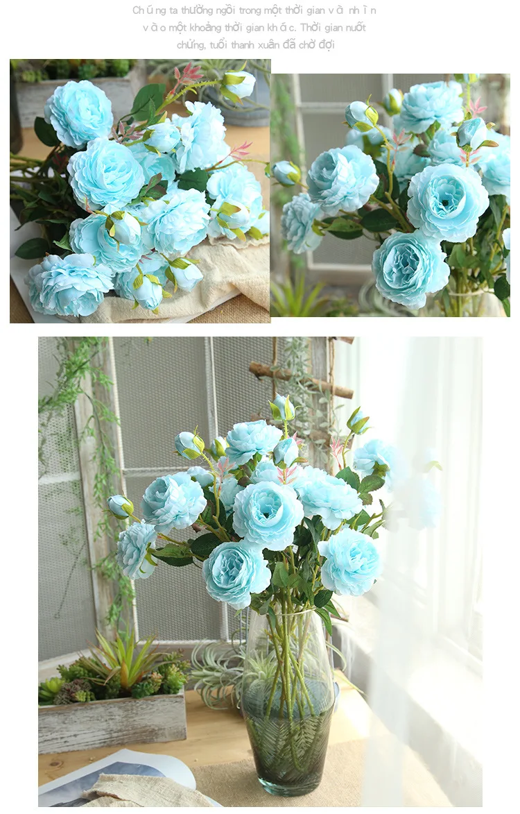 Loeoi-Flores De Seda Artificiais, Bouquet De Flores