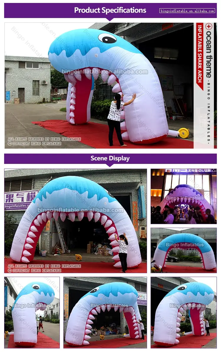 BG-A0733-7-Inflatable-Shark-arch