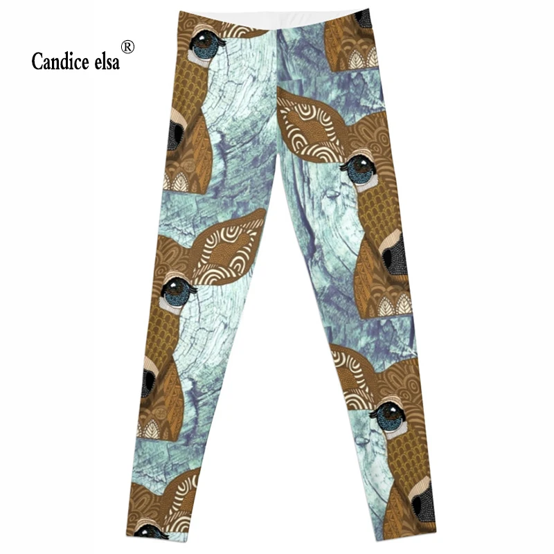 CANDICE ELSA leggings women workout female pants elastic