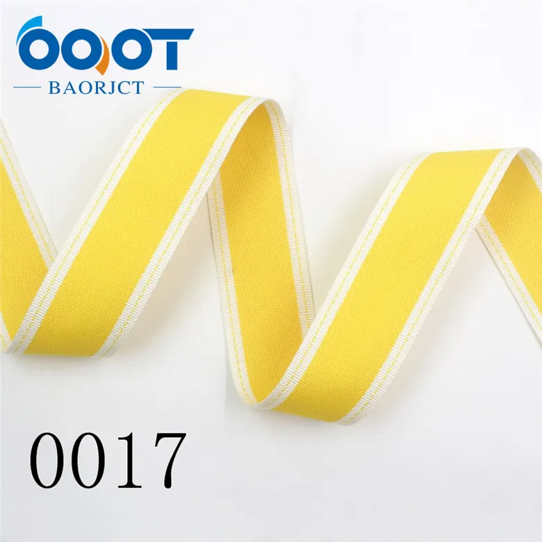 OOOT BAORJCT I-19712-1597, 25/38 мм 10 ярдов двусторонний комплект из двух без рукавов с трапециевидным силуэтом и цветными полосками в ленты, поделка бант повязка на голову подарочная упаковка МАТЕРИАЛЫ - Цвет: I-19712-1612