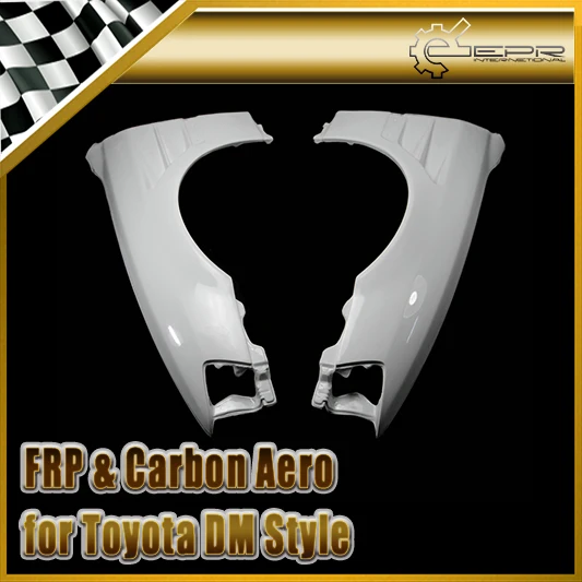

DM Style Normal Version FRP Fiber Glass Front Vented Fender +15mm Fiberglass Wheel Flare Car Accessories For Toyota 100 Chaser