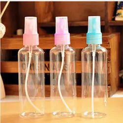 2 шт. 100 мл пустой прозрачная пластиковая бутылка портативный распылитель для шампуня лосьон кремовый многоразовый бутылки инструменты для