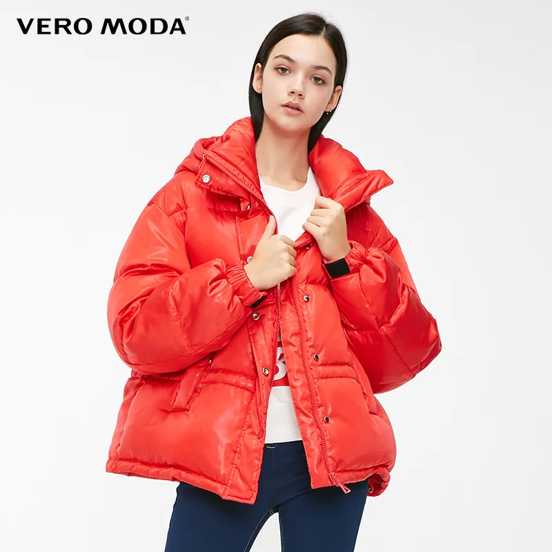 Vero Moda Новый 80% белый пуховик с капюшоном для женщин | 318423510|Пуховики|