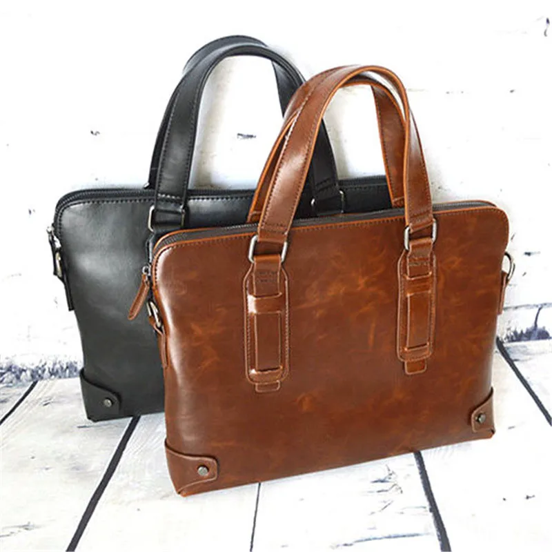 Мужской портфель, кожаная сумка для мужчин, мужская сумка на плечо, мужская деловая сумка-мессенджер