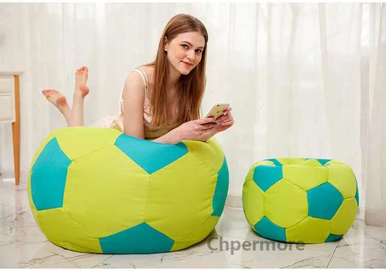 Chpermore Simple football Bean Bag lazy sofa Comfortable Living room leisure soccer Bean bag sofa Hotel single tatami chair