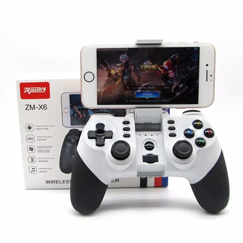 

EastVita Wireless Bluetooth Game Controller for iPhone Android Phones Tablet PC pad Gaming Controle Joystick Gamepad Joypad r25