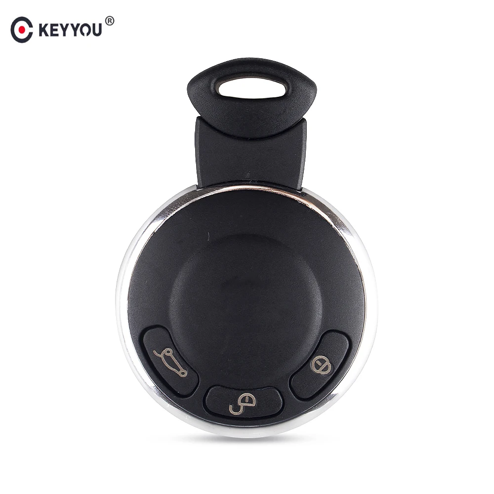 

KEYYOU 3 Button Replacement Remote Control Car Key Case Fob Shell For BMW Mini Cooper R56 Keyless Entry Remote Key Cover