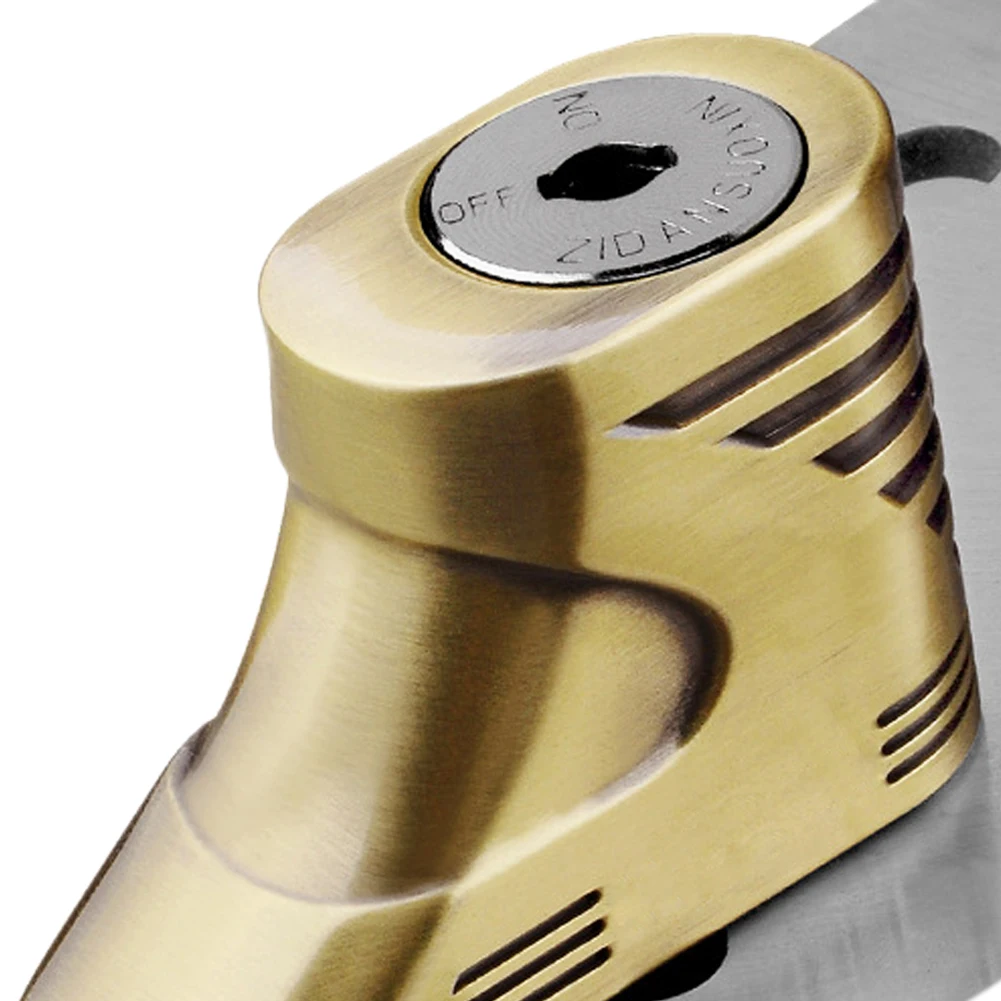 Дисковый тормозной замок водонепроницаемый мотоцикл прочный алюминиевый сплав