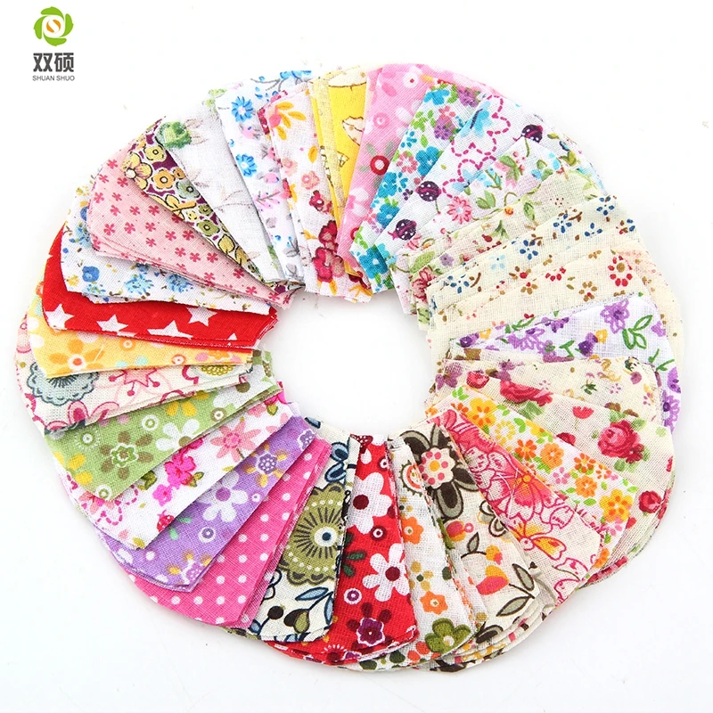 

Camber Telas Cotton Patchwork Fabric Charm Quilting Tilda Fabric No Repeat Design Fabric Random delivery 80 pcs/lot 5*5*1.3cm
