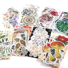 60 pçs/saco borboleta flamingo dourado papel adesivo decoração adesivos diy álbum diário scrapbooking etiqueta