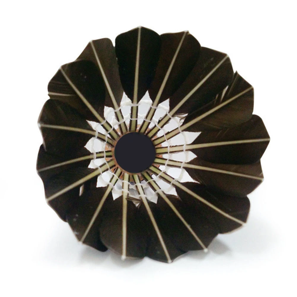 12 piezas LEIJIAER profesional Durable 1003 estabilidad volar bádminton Shuttlecock Bola de formación