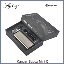 Kanger original subox mini-c starter kit con 3 ml e-jugo tanque 7-50 w Batería Mod Kangertech SSOCC Subox Mini C Kit Conveniente bobina